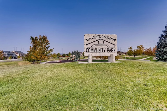 24748 E Layton Pl, Aurora, CO 80016 - community sign with a lawn