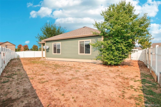 view of rear view of house