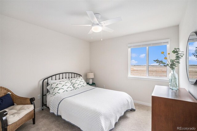5805 Red Barn Ave, Longmont, CO 80504 - carpeted bedroom with baseboards and ceiling fan