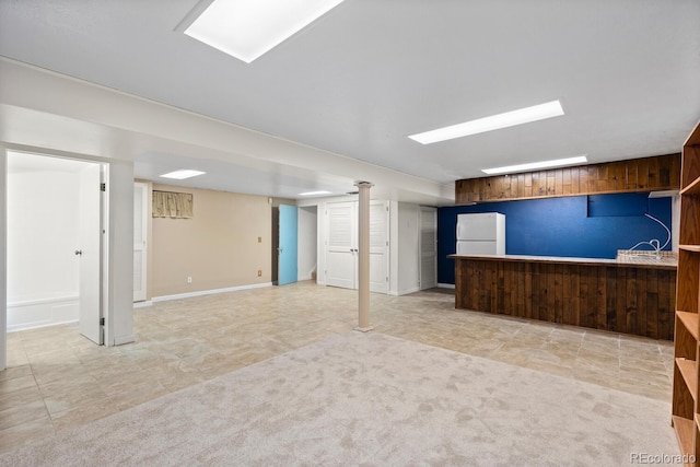 4627 S Norfolk Way, Aurora, CO 80015 - finished basement featuring freestanding refrigerator and light colored carpet