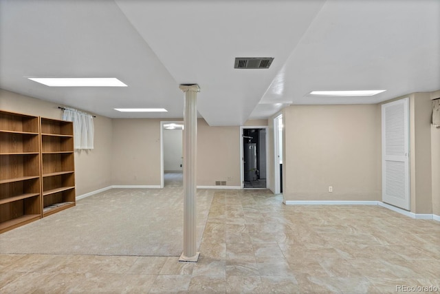 4627 S Norfolk Way, Aurora, CO 80015 - finished below grade area featuring baseboards