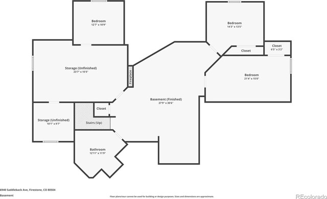 6940 Saddleback Ave, Firestone, CO 80504 - room layout