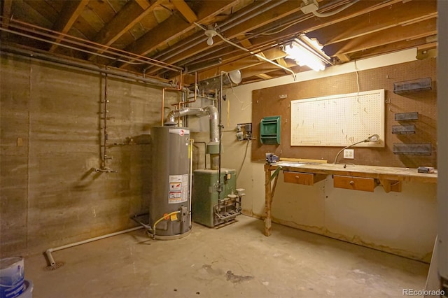 utilities with gas water heater