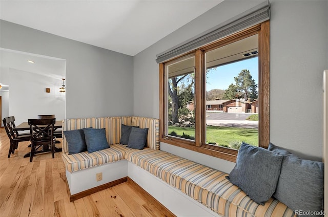 723 Orion Dr, Colorado Springs, CO 80906 - sitting room with light wood finished floors and baseboards