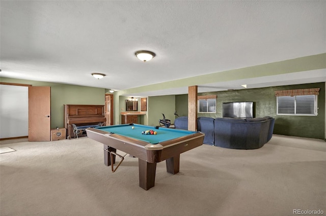 723 Orion Dr, Colorado Springs, CO 80906 - rec room with carpet flooring and billiards table