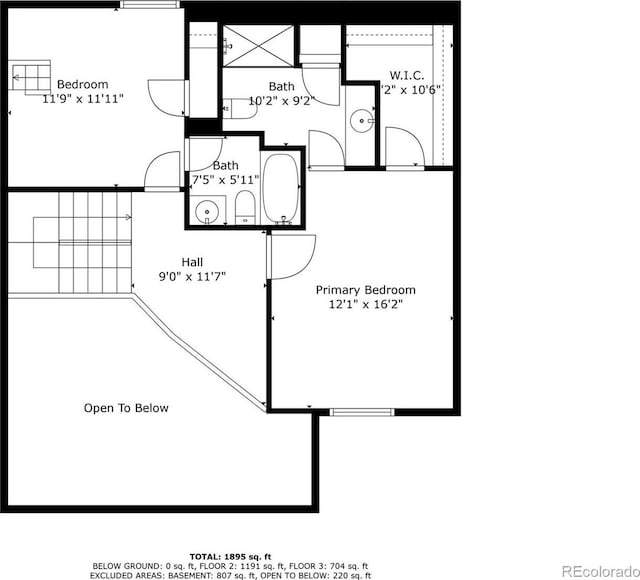3026 S Waco Ct, Aurora, CO 80013 - view of property floor plan
