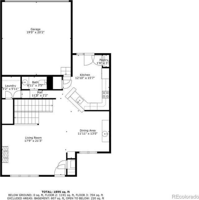 3026 S Waco Ct, Aurora, CO 80013 - view of floor plan / room layout