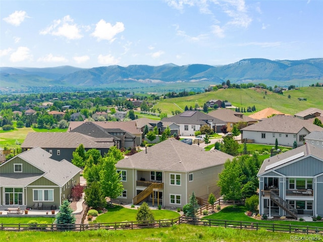 15779 W 83rd Pl, Arvada, CO 80007 - aerial perspective of suburban area with a mountain backdrop