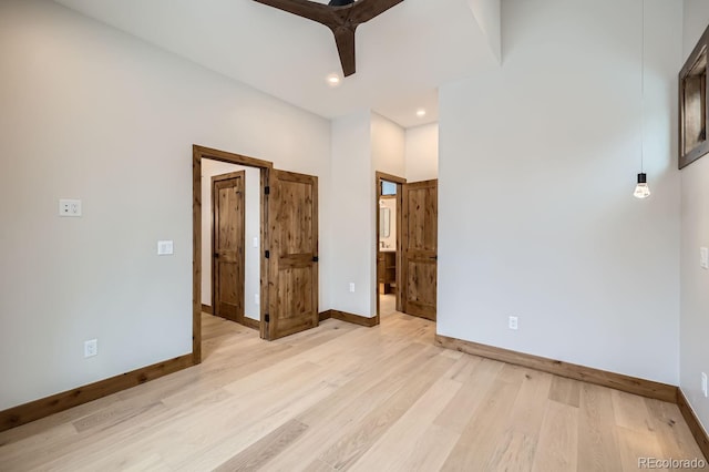 308 Creekside Aly Unit 5, Frisco, CO 80443 - empty room with light wood-style flooring and recessed lighting
