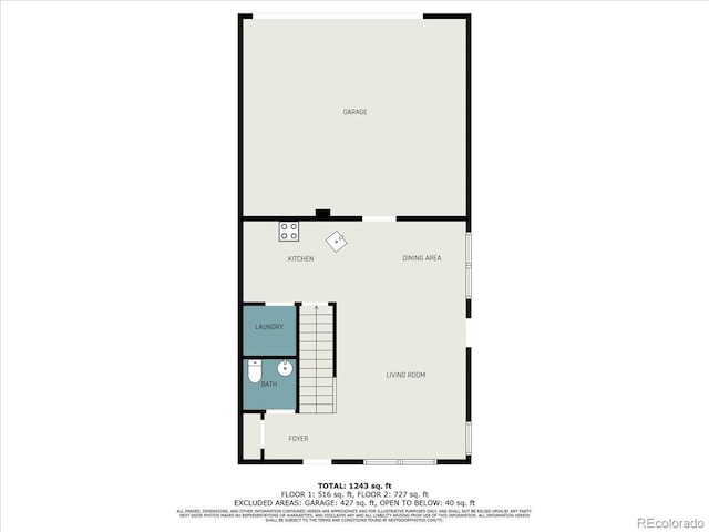 21562 E 47th Ave, Denver, CO 80249 - floor plan