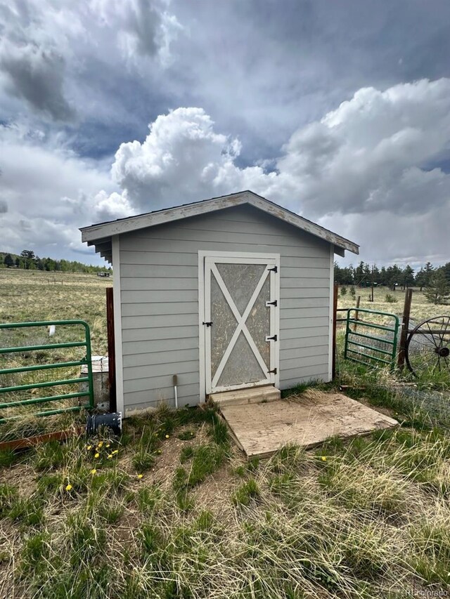 1326 Kaufman Rd, Hartsel, CO 80449 - view of shed with a view of countryside