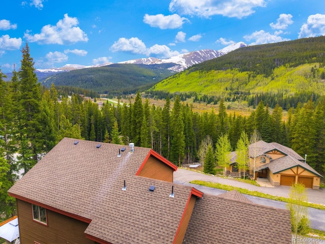 322 Davis Ct, Breckenridge, CO 80424 - mountain view with a heavily wooded area