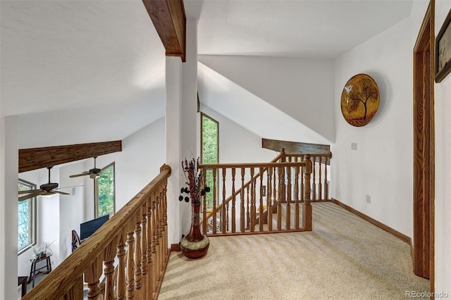 322 Davis Ct, Breckenridge, CO 80424 - hall featuring an upstairs landing and carpet