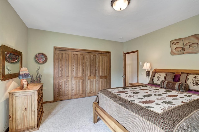 322 Davis Ct, Breckenridge, CO 80424 - bedroom featuring light colored carpet and a closet
