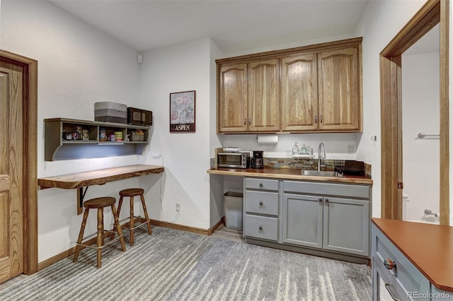 322 Davis Ct, Breckenridge, CO 80424 - kitchen featuring a sink and gray cabinetry