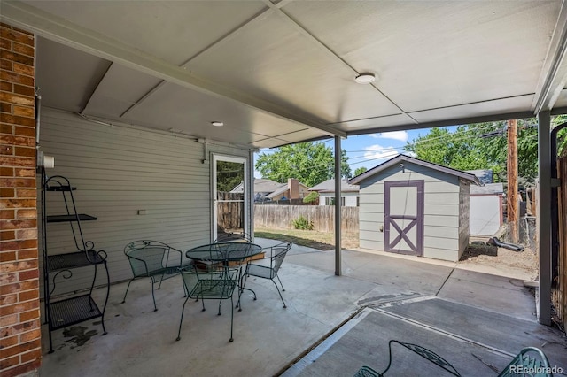 1035 Iris St, Broomfield, CO 80020 - view of patio / terrace featuring a shed