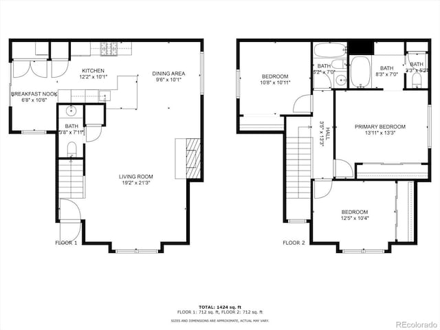 1770 S Quintero Way, Aurora, CO 80017 - floor plan
