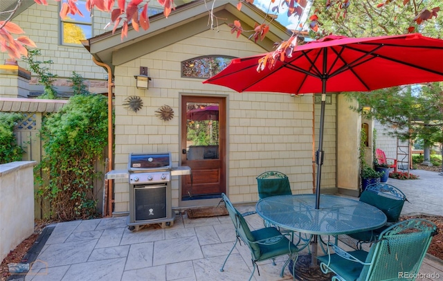 3737 26th St, Boulder, CO 80304 - view of patio / terrace featuring area for grilling and outdoor dining area