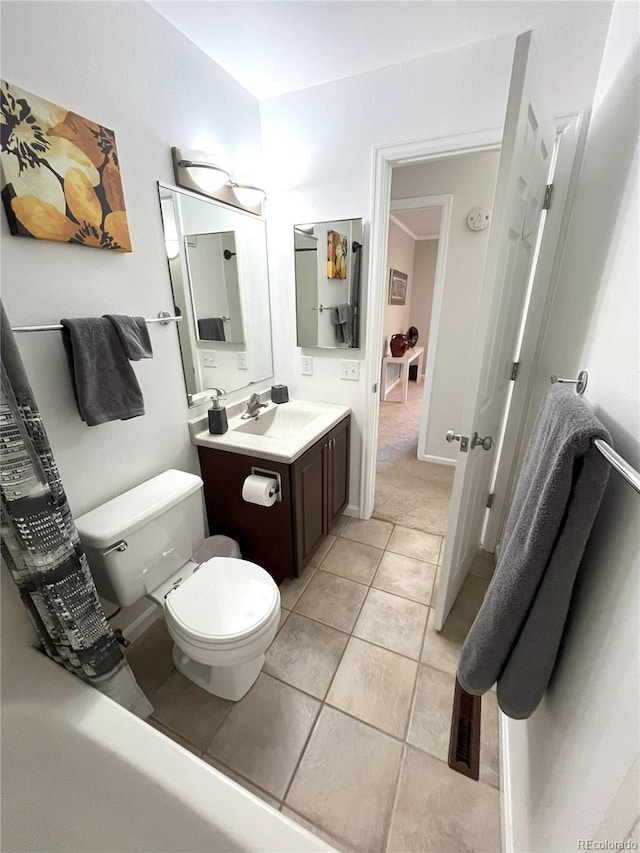 4676 White Rock Cir Unit 12, Boulder, CO 80301 - bathroom featuring vanity and tile patterned flooring