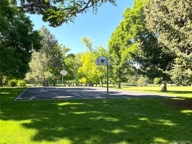 4676 White Rock Cir Unit 12, Boulder, CO 80301 - view of sport court featuring community basketball court and a lawn