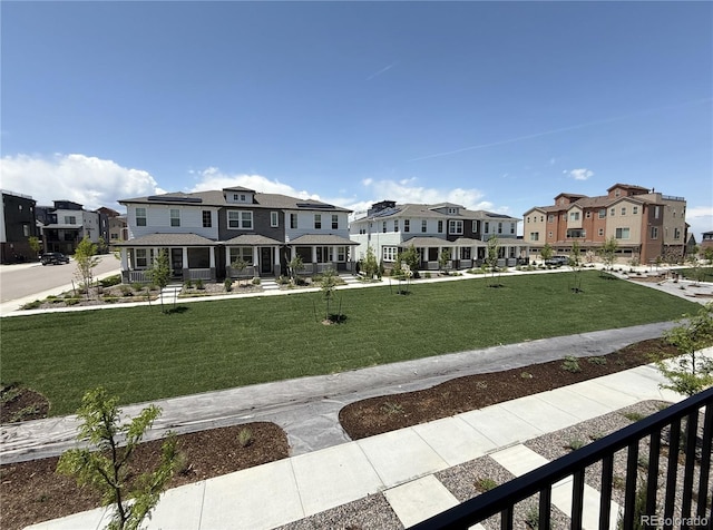 9662 Browns Peak Cir, Littleton, CO 80125 - view of community with a residential view and a yard