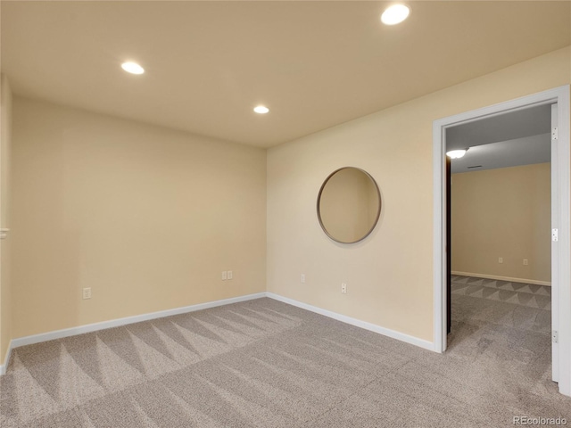 2485 Greensborough Cir, Highlands Ranch, CO 80129 - unfurnished room with carpet and recessed lighting
