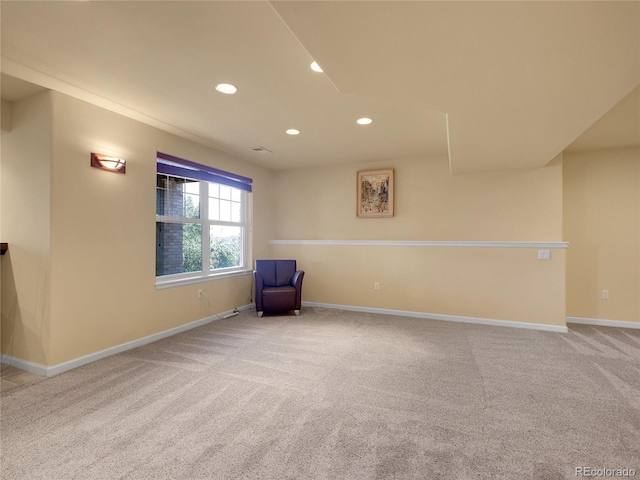 2485 Greensborough Cir, Highlands Ranch, CO 80129 - unfurnished room with recessed lighting and carpet flooring