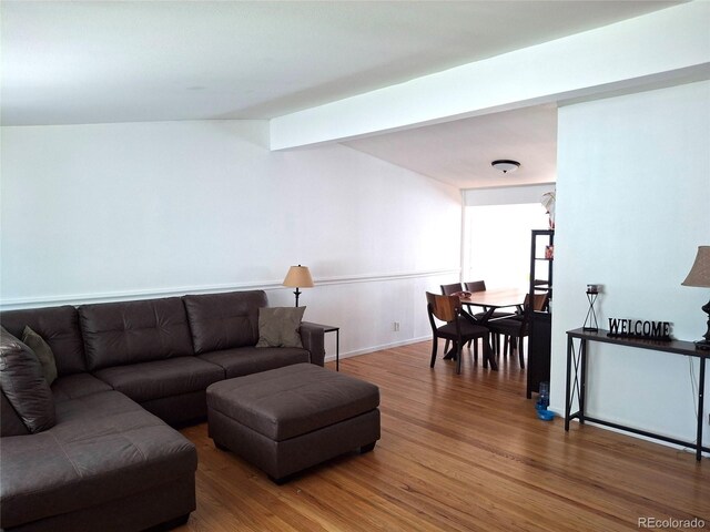 2580 Valley View Dr, Denver, CO 80221 - living area with wood finished floors