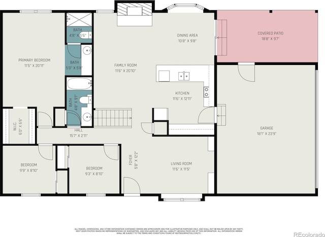 523 E Long Ct, Littleton, CO 80122 - view of property floor plan