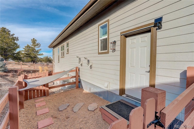 view of entrance to property