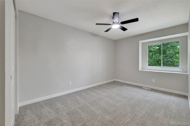 9371 Princeton Ln, Highlands Ranch, CO 80130 - empty room featuring carpet flooring and ceiling fan