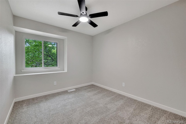 9371 Princeton Ln, Highlands Ranch, CO 80130 - unfurnished room featuring carpet floors and a ceiling fan