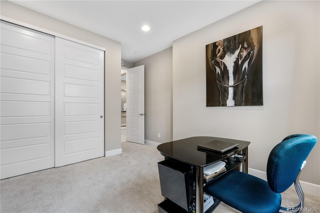 11193 Mission Walk St, Parker, CO 80134 - carpeted office featuring baseboards and recessed lighting