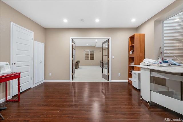 11193 Mission Walk St, Parker, CO 80134 - home office with wood finished floors and recessed lighting