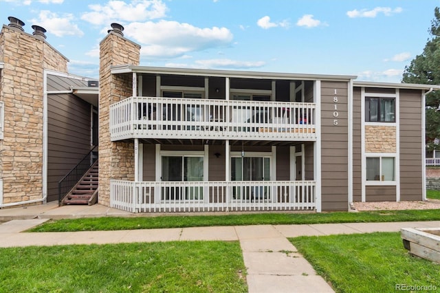 exterior space with a balcony