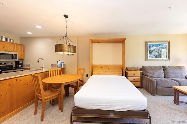 53 Hunki Dori Ct Unit 8886, Keystone, CO 80435 - bedroom featuring light colored carpet and recessed lighting