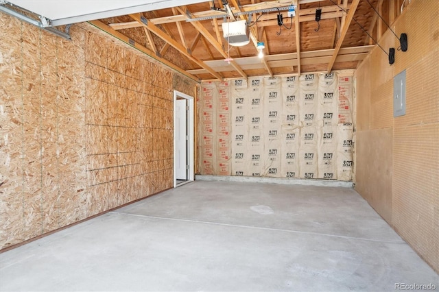 5549 S Greenwood St, Littleton, CO 80120 - garage with a garage door opener and electric panel