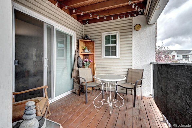 view of deck