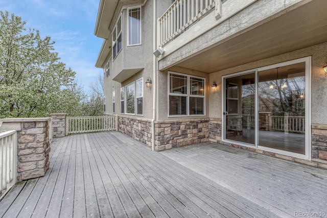 view of deck