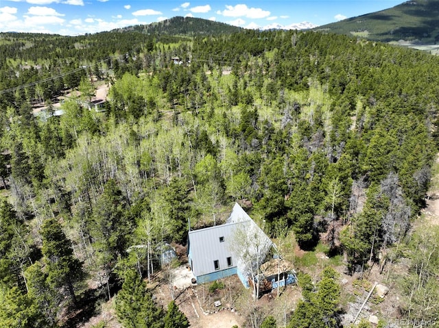 779 High Point Cir, Black Hawk, CO 80422 - view of subject property featuring a forest and a mountain backdrop