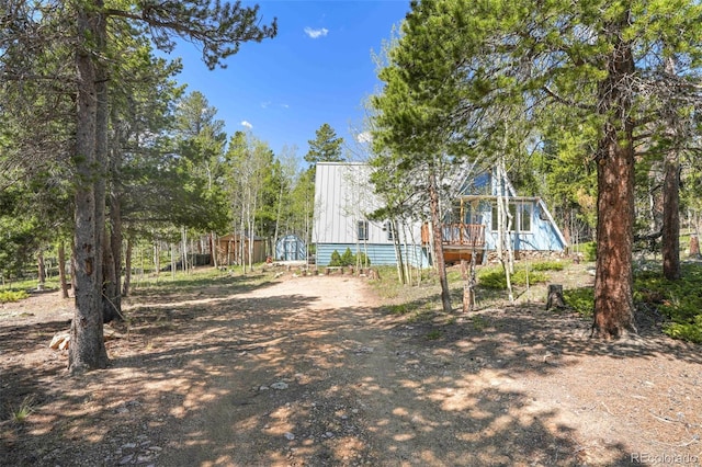 779 High Point Cir, Black Hawk, CO 80422 - view of home's exterior featuring a deck