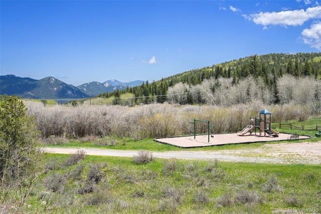 779 High Point Cir, Black Hawk, CO 80422 - view of mountain backdrop featuring a forest