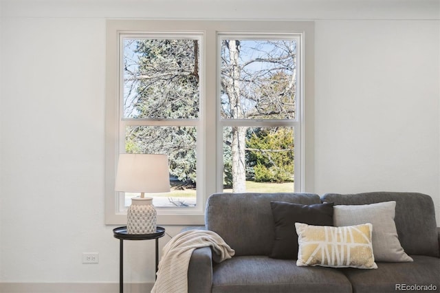 view of sitting room