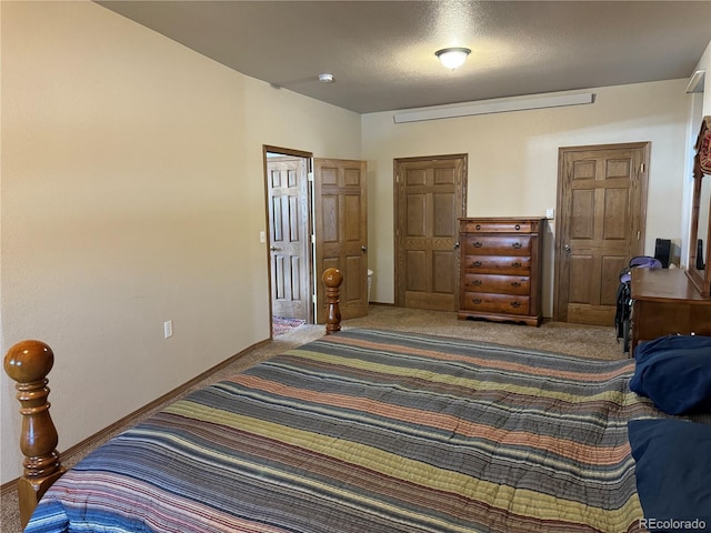 bedroom featuring carpet flooring