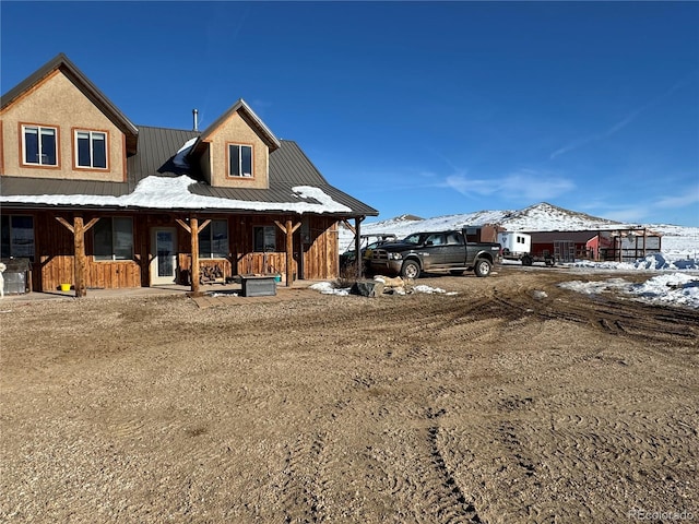 view of front of house with a porch