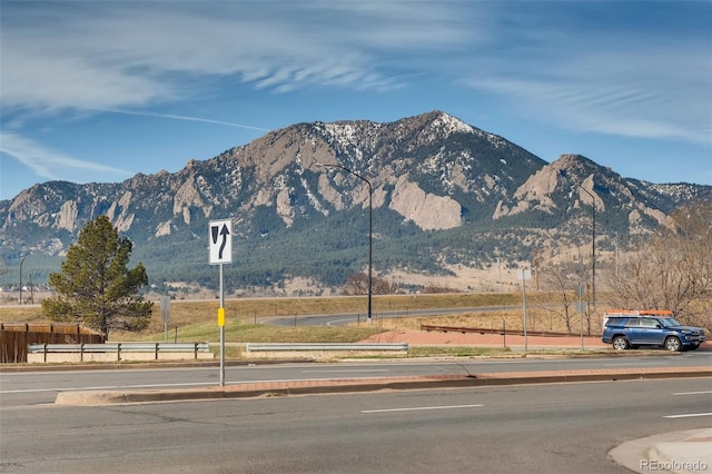 view of mountain feature