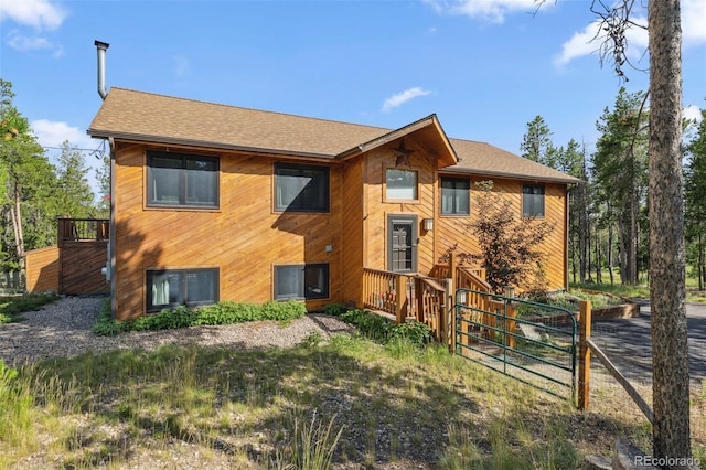 10668 Crystal Way, Morrison, CO 80465 - chalet / cabin with a shingled roof
