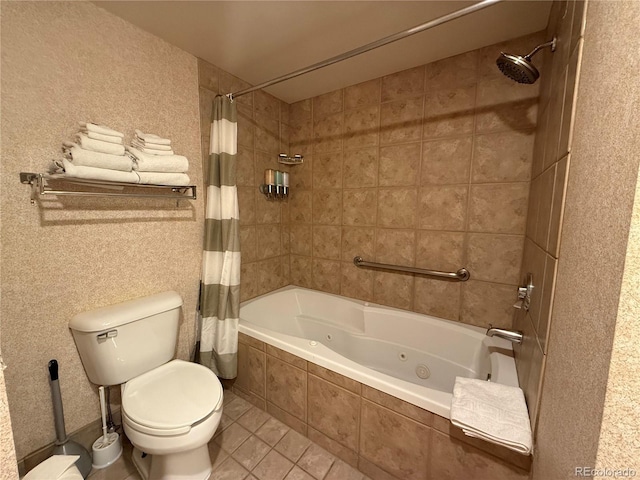6 Emmons Rd Unit 379/381, Mount Crested Butte, CO 81225 - bathroom with a combined bath / shower with jetted tub and tile patterned flooring