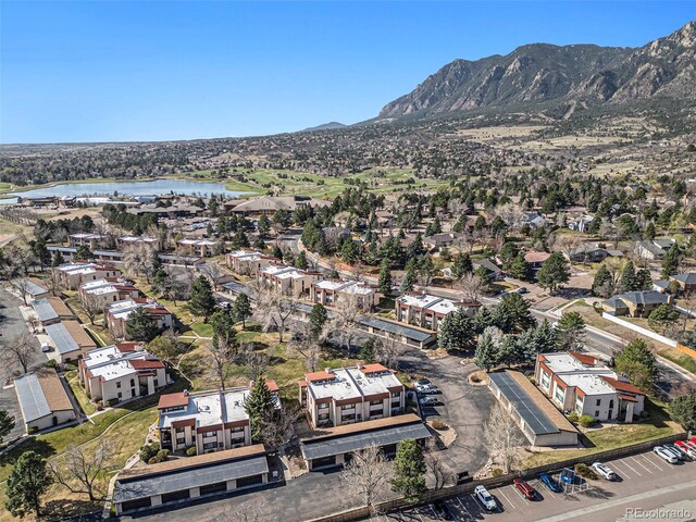 3103 Broadmoor Valley Rd Unit B, Colorado Springs, CO 80906 - bird's eye view featuring a water and mountain view