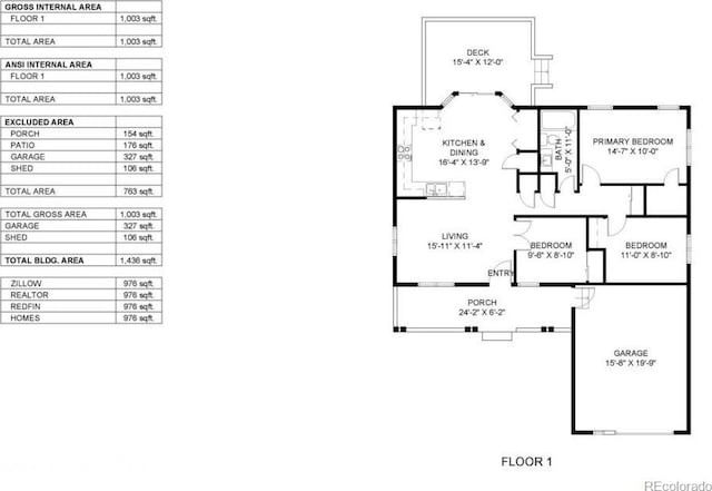 1750 Clark Dr, Erie, CO 80516 - view of home floor plan